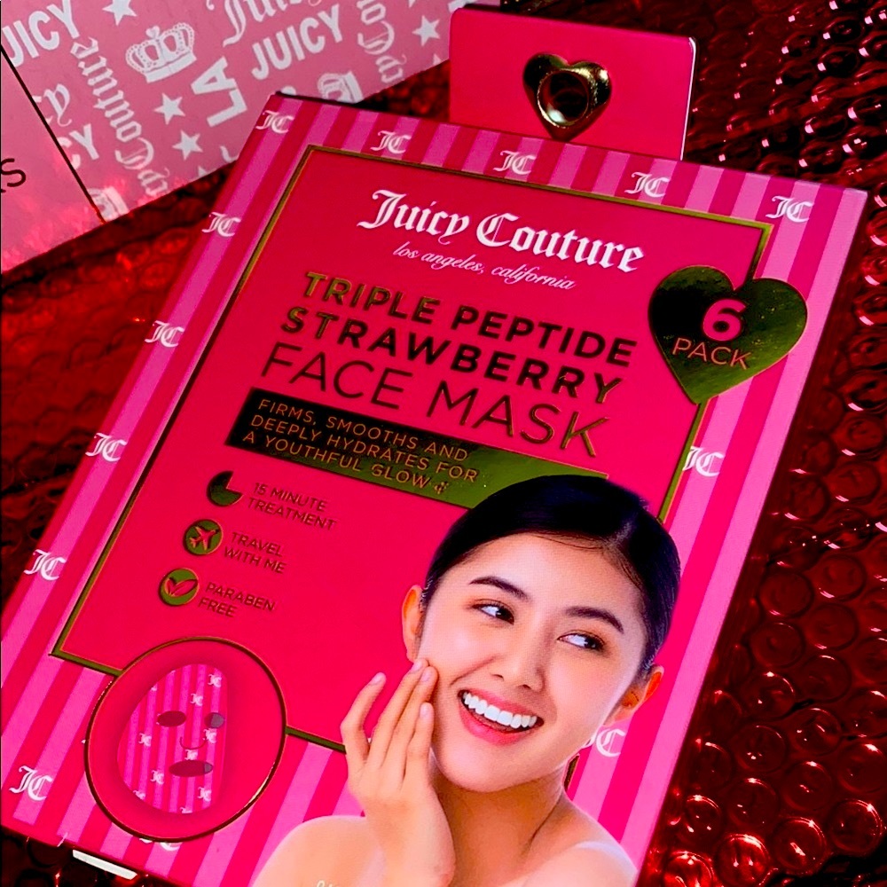 Juicy Couture Glitter Hangers (10) w/ 6pc Face Mask (16 pc Set) - Picture 5 of 5